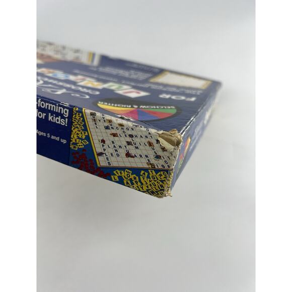 Scrabble for Juniors Crossword Game 1987 Selchow and Righter Kids Family Night - Picture 7 of 10